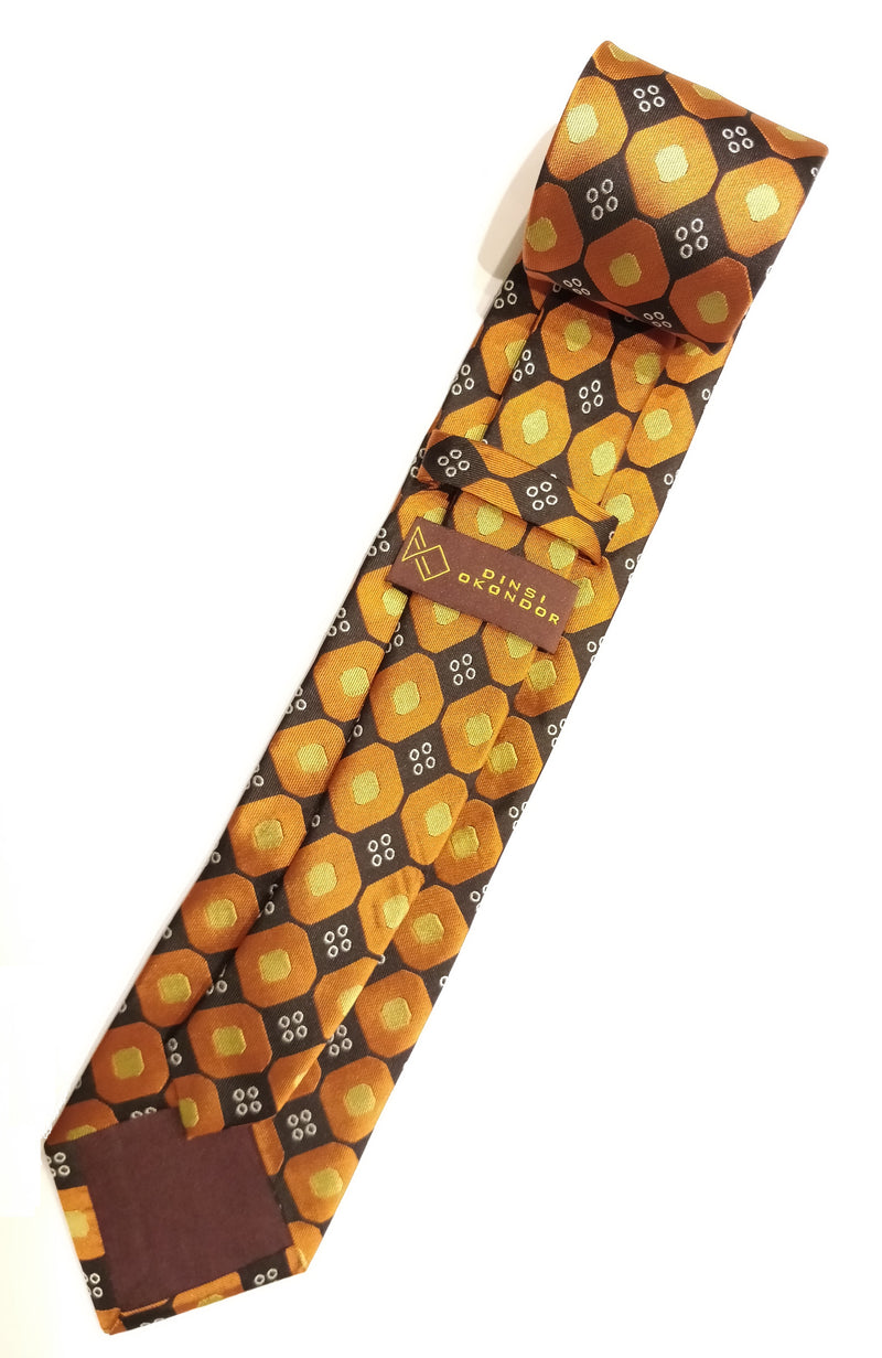 Dinsi Okondor Silk Necktie - Carielle design