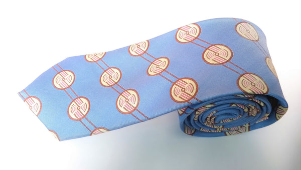 Dinsi Okondor Silk Necktie - Kindou design